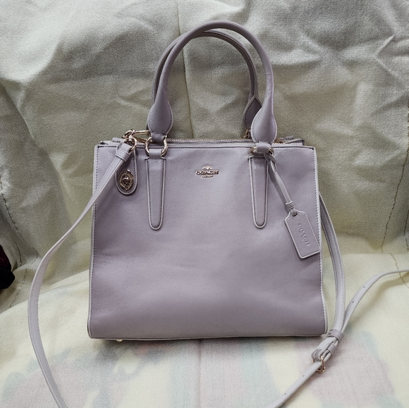 Coach Crossby Carryall Satchel with crossbody strap - Picture 8 of 14